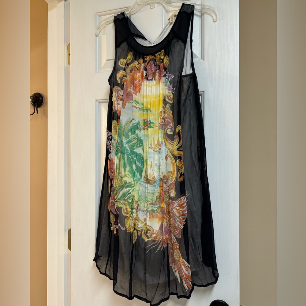 Anthropologie moulinette de soeurs silk pleated dress